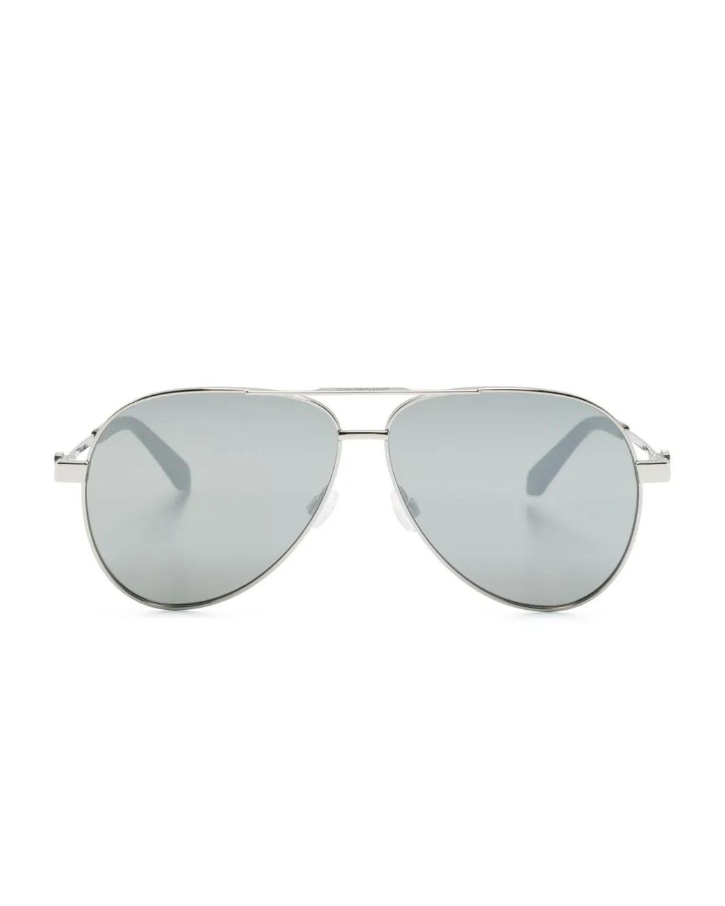 Off-White c/o Virgil Abloh Gray Ruston Pilot-Frame Sunglasses
