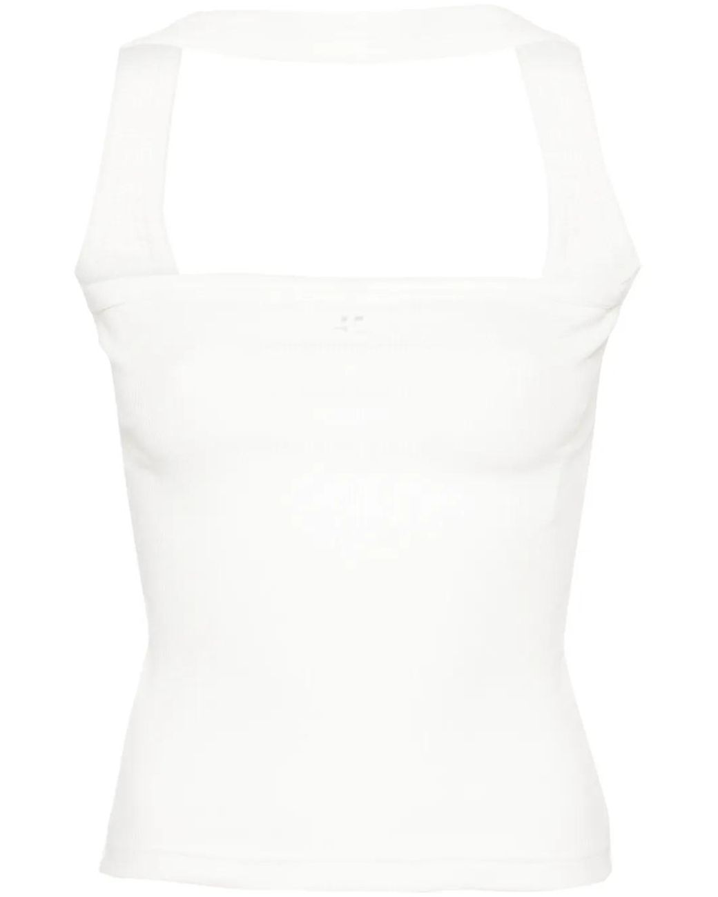 Top Courreges en coloris White