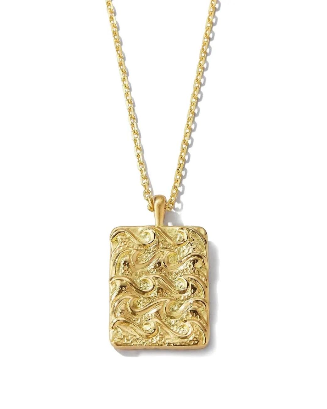 David Webb 18K Aquarius Necklace in Metallic Lyst UK