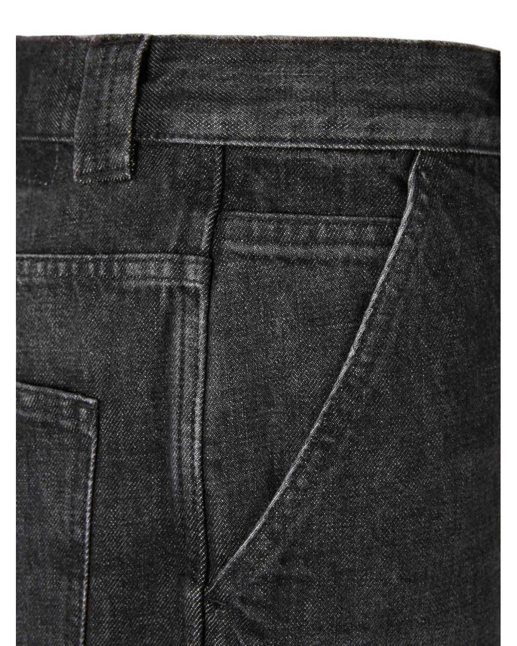 Maison Margiela Gray Flared-Hem Jeans for men