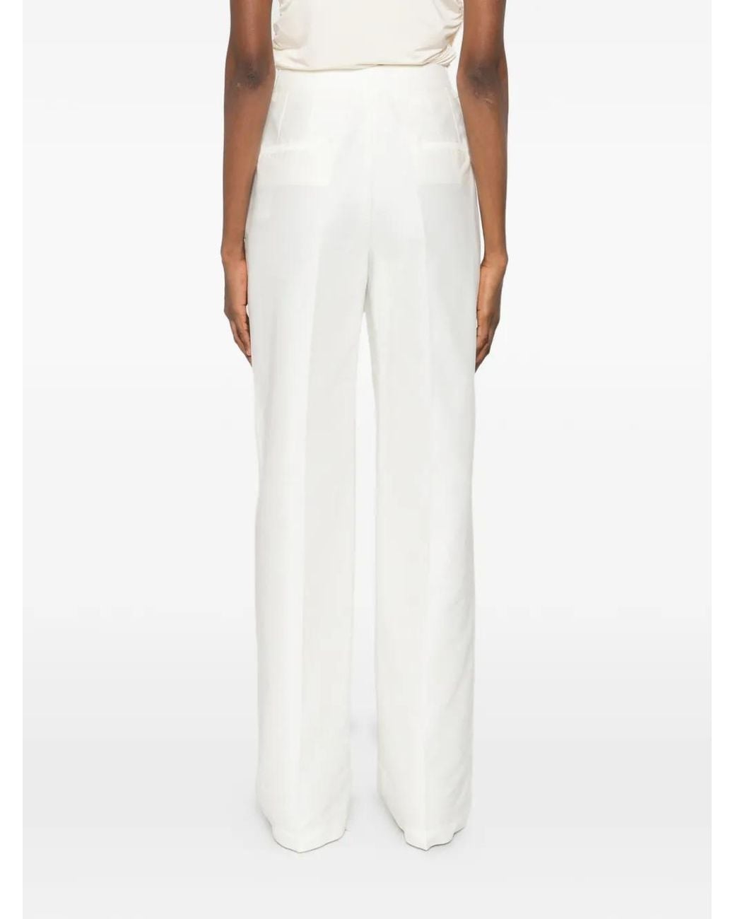 MVP WARDROBE White Wide Leg Palazzo Pants