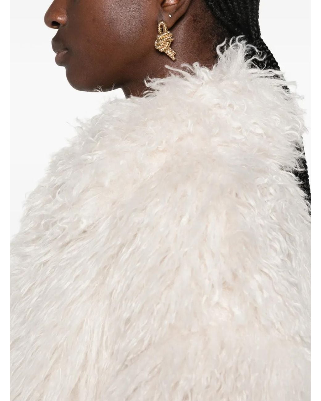 Tagliatore White Veste En Fourrure Artificielle