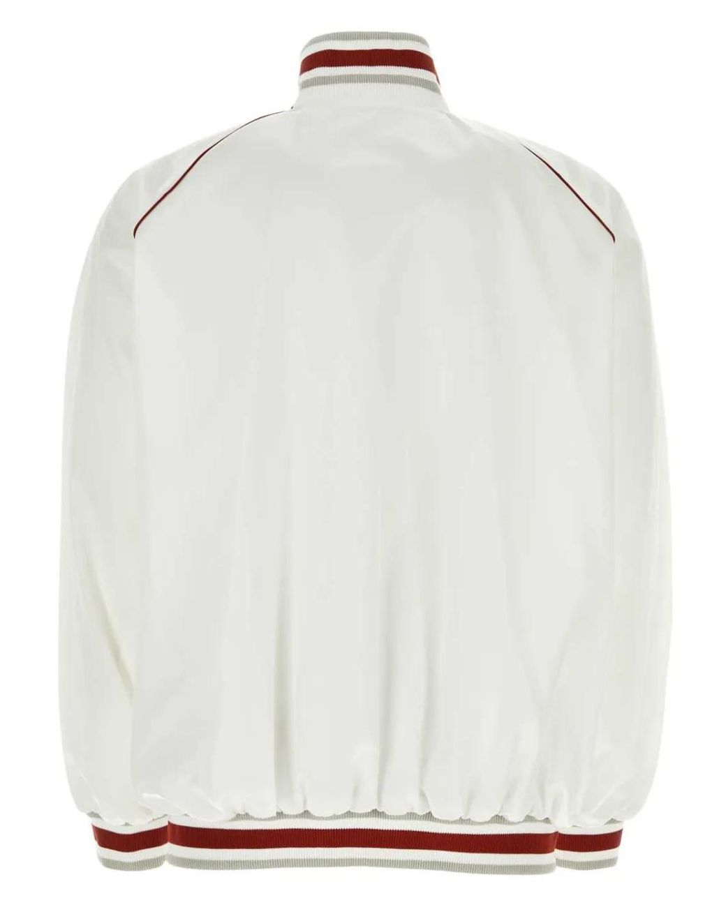 Givenchy White Logo Bomber Jacket for men