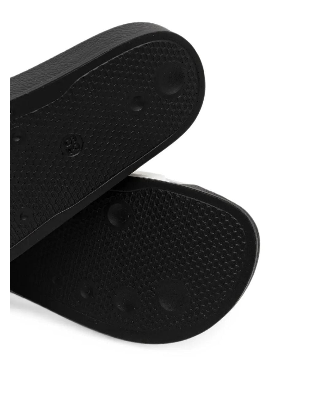 MSGM White Logo-Embossed Slides