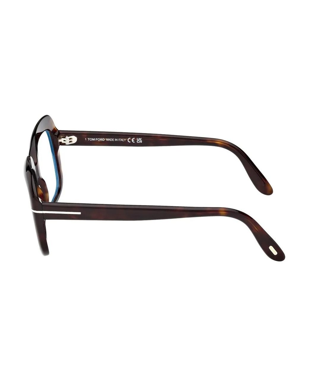 Tom Ford Brown Square-Frame Glasses