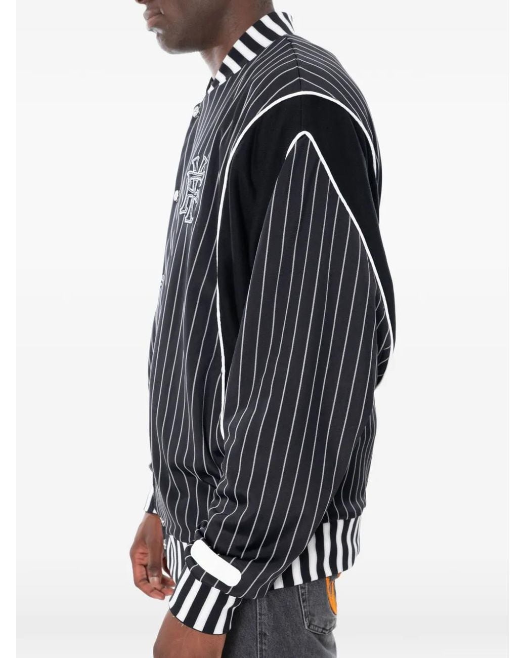 PDF Blue Doc 2 Pinstripe Bomber Jacket for men