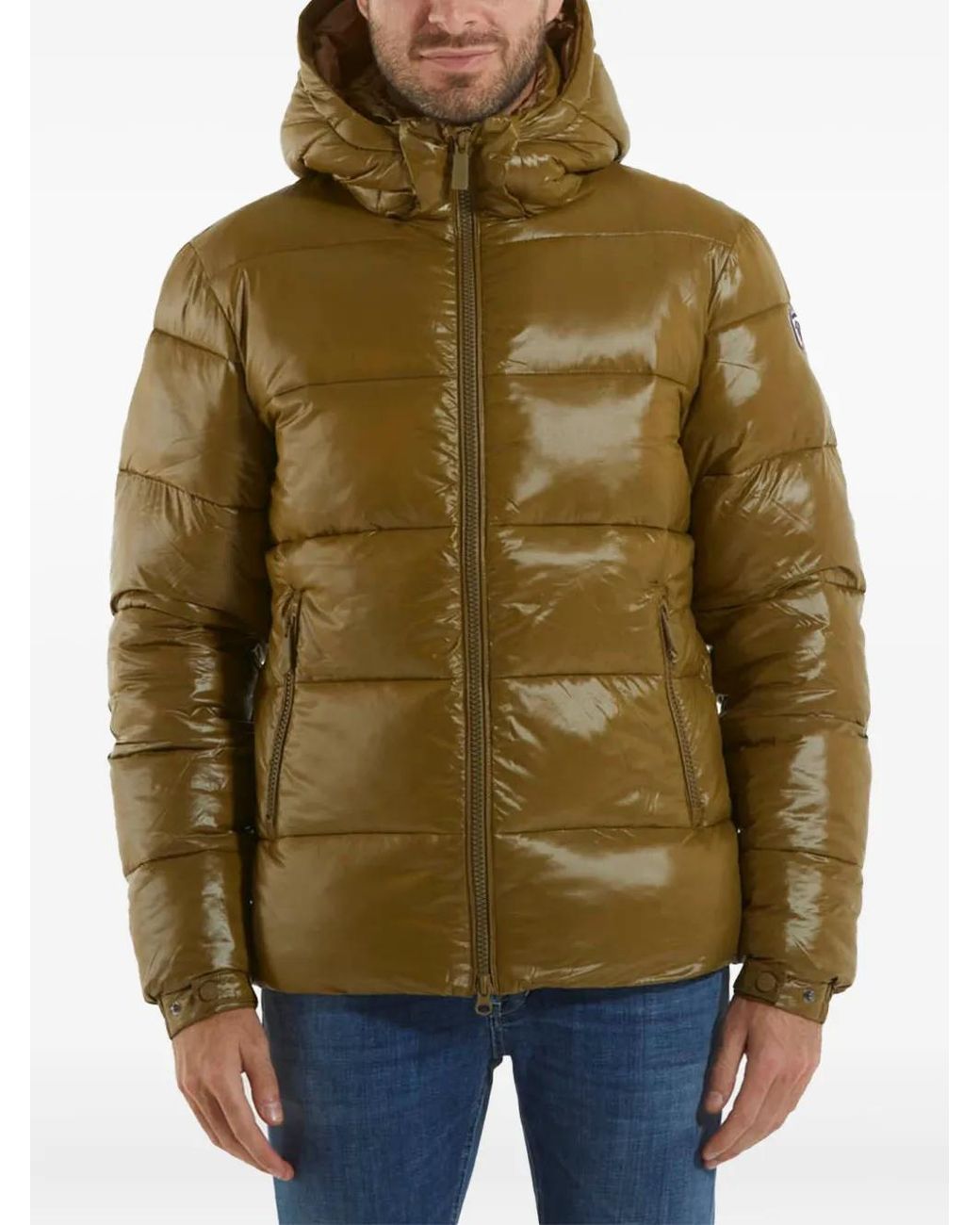Rossignol Green Hooded Quilted Jacket for men