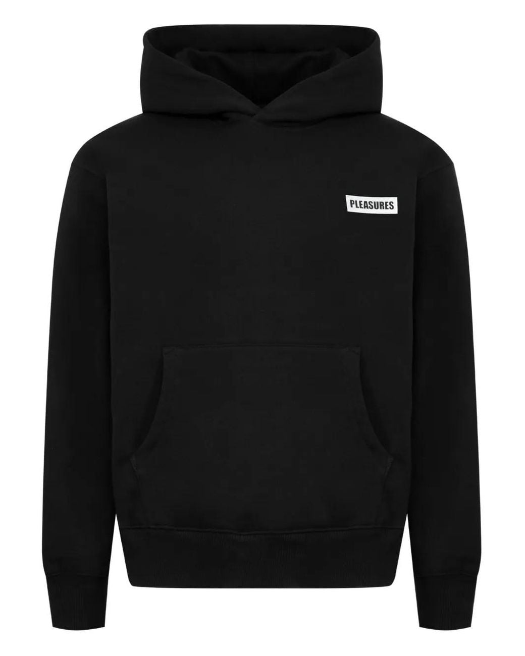 Pleasures Black Workman Graphic-Print Hoodie for men
