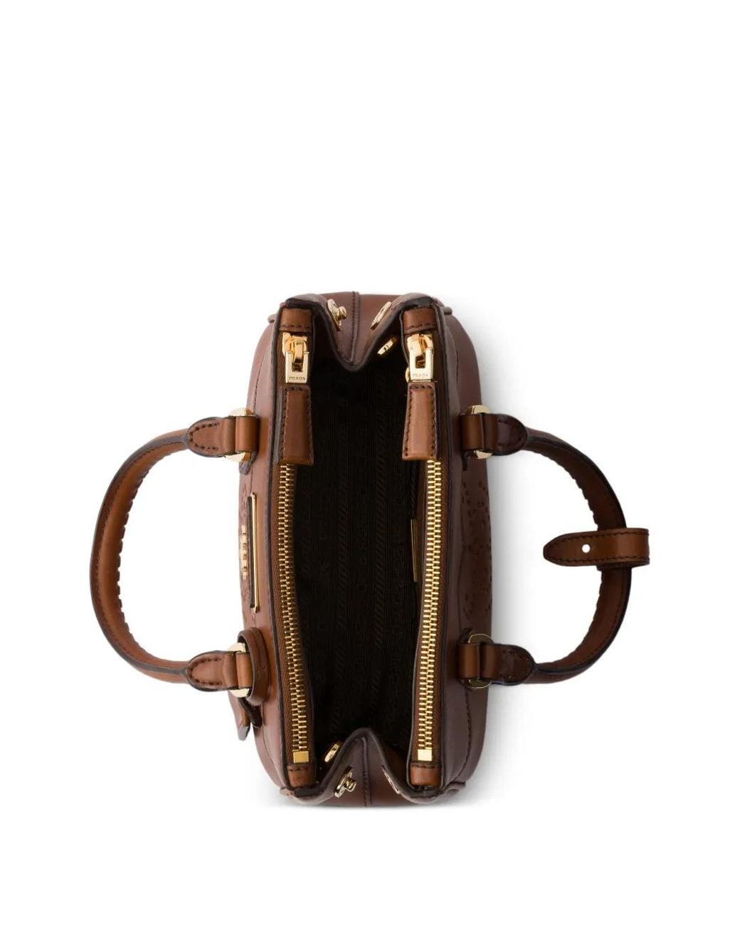 Prada Brown Galleria Mini Leather Bag