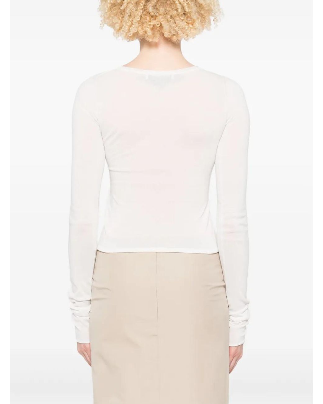 Our Legacy White Crew-Neck Top