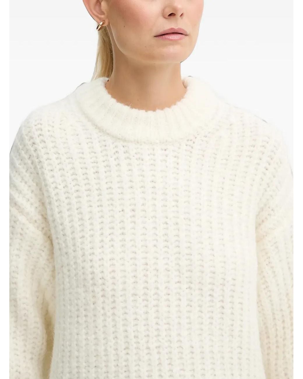 Pull En Maille Texturée MICHAEL Michael Kors en coloris White