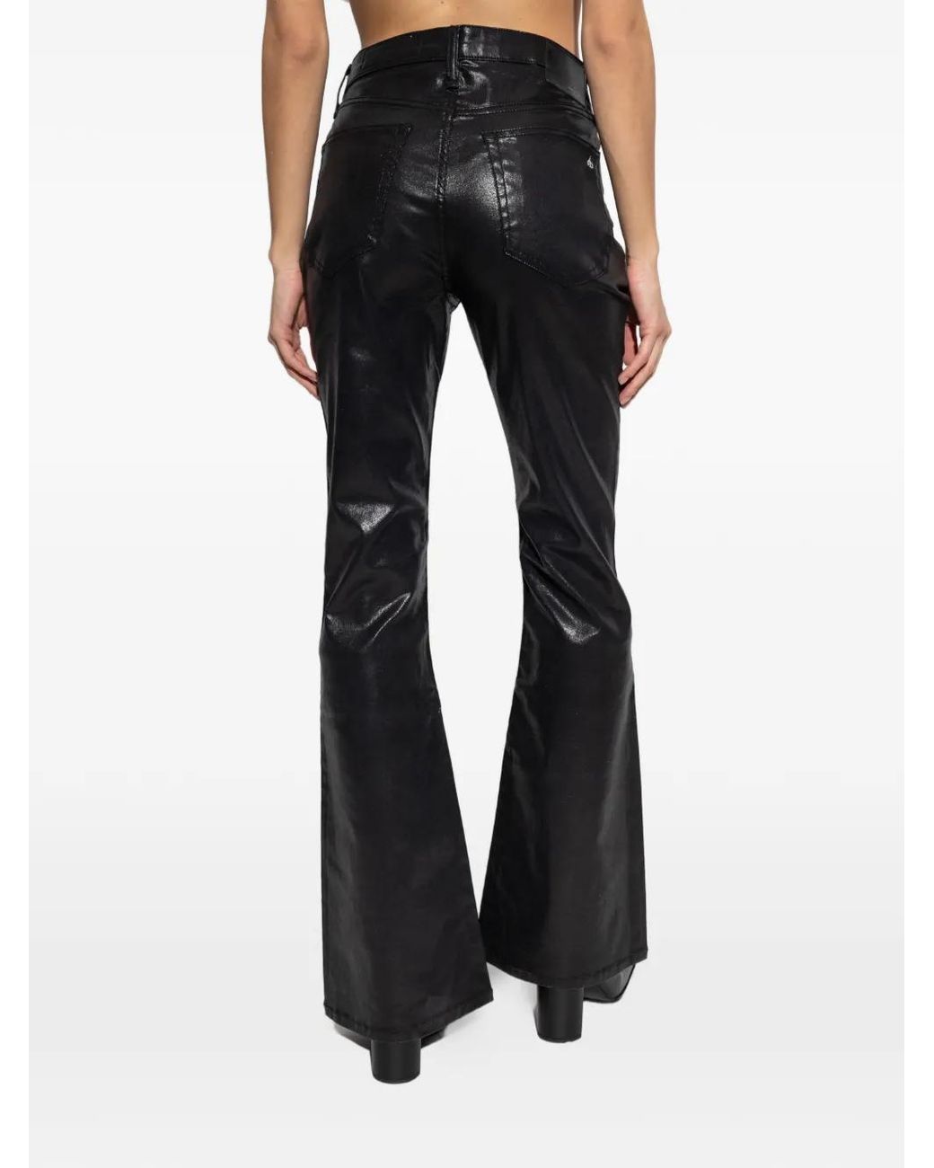 Rag & Bone Black Flared Trousers