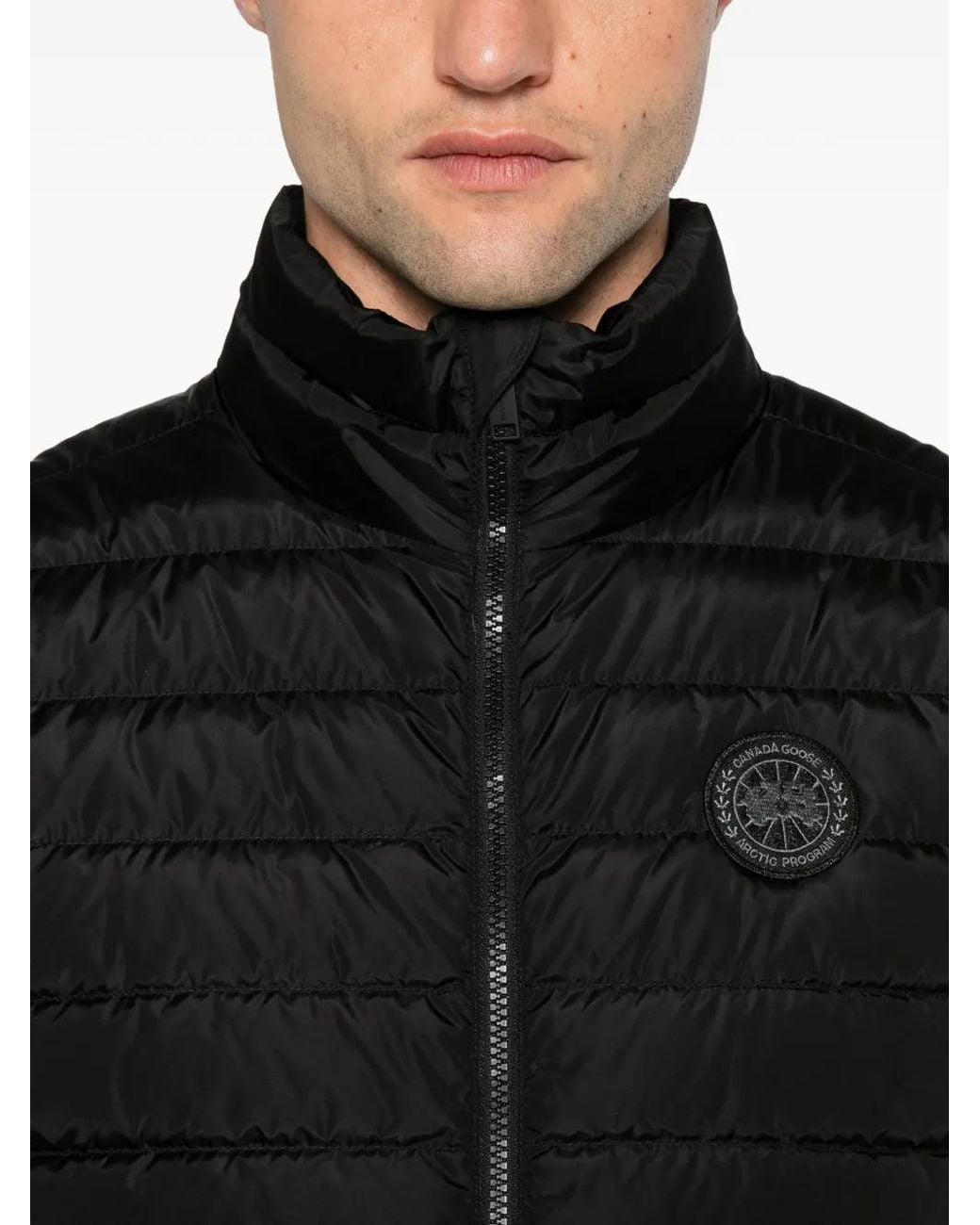 Canada Goose Black Hybridge Flavio Quilted Gilet for men