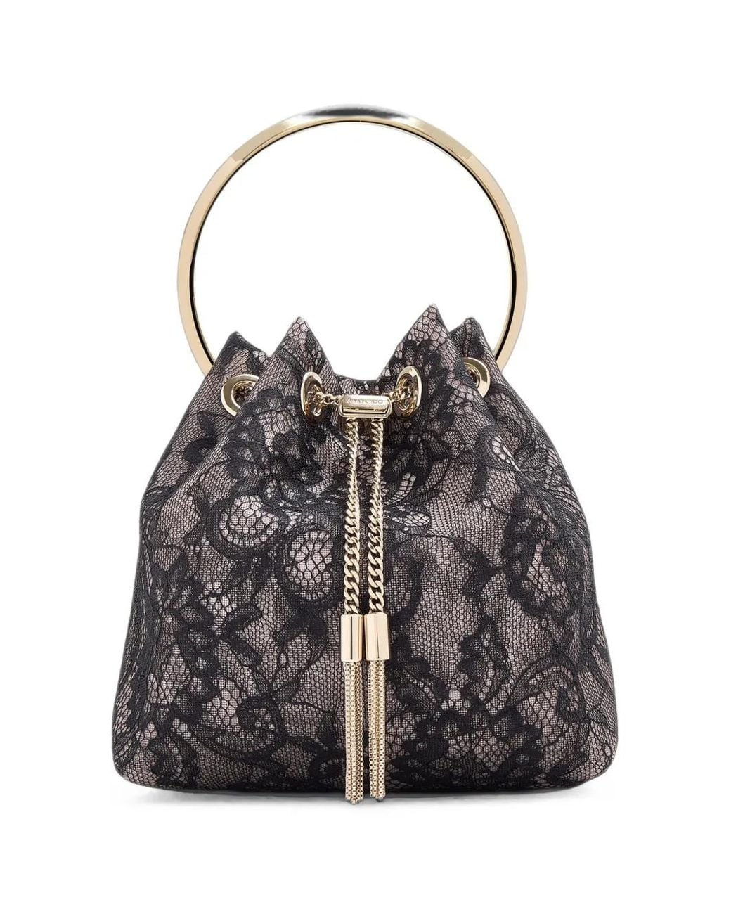 Jimmy Choo Gray Bon Bon Bag