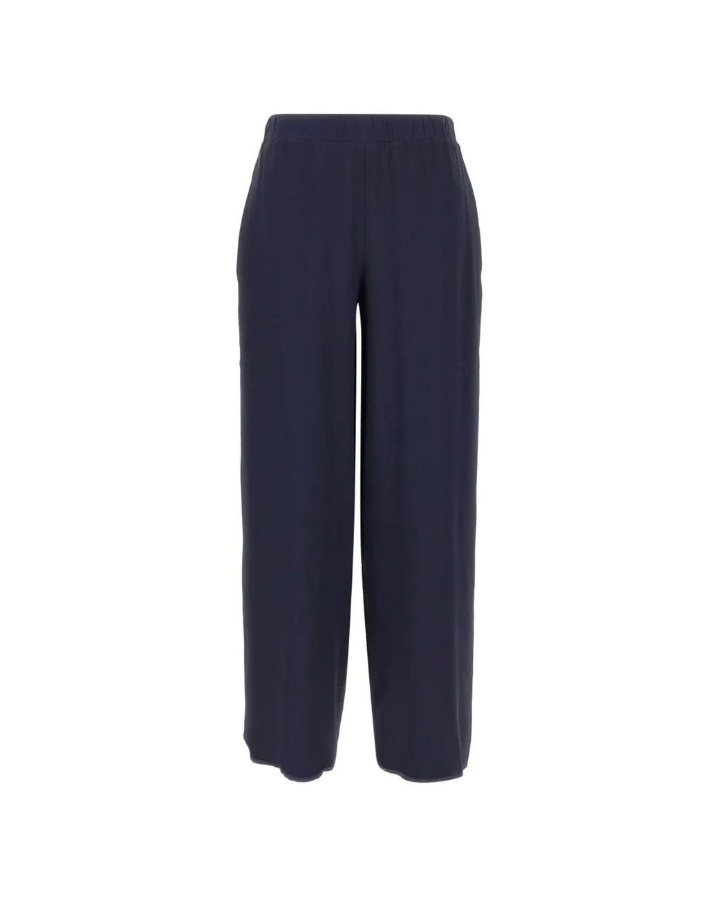 Kangra Blue Silk Palazzo Pants