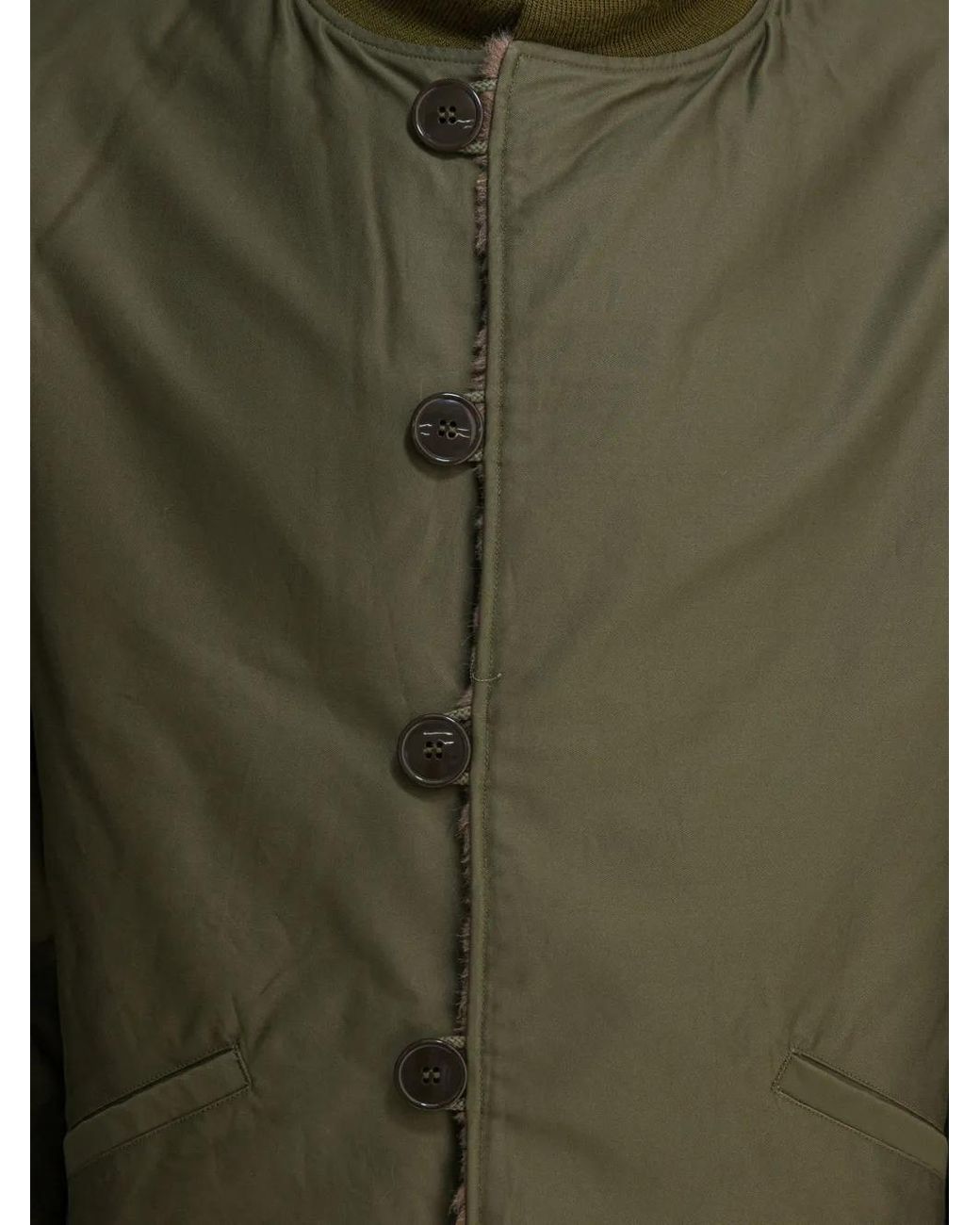 Buzz Rickson's Green M-1943 Liner Button Jacket for men