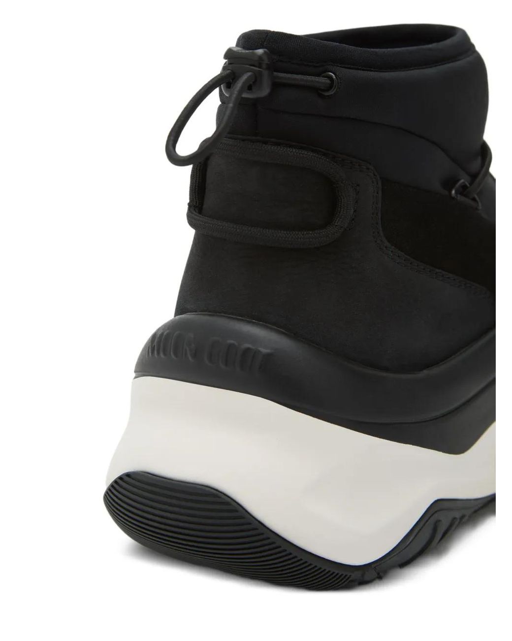 Sneakers Platform Alte di Moon Boot in Black da Uomo