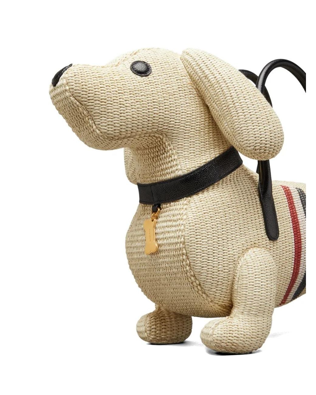 Thom Browne Natural Sac Hector À Rayures Rwb En Raphia for men