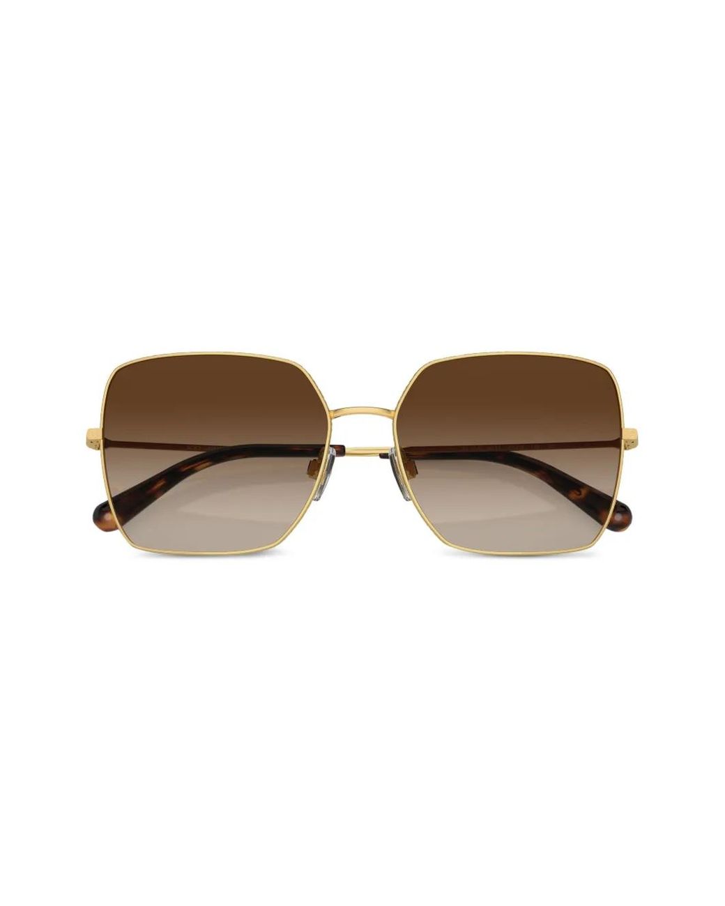 Dolce & Gabbana Brown Square-Frame Sunglasses