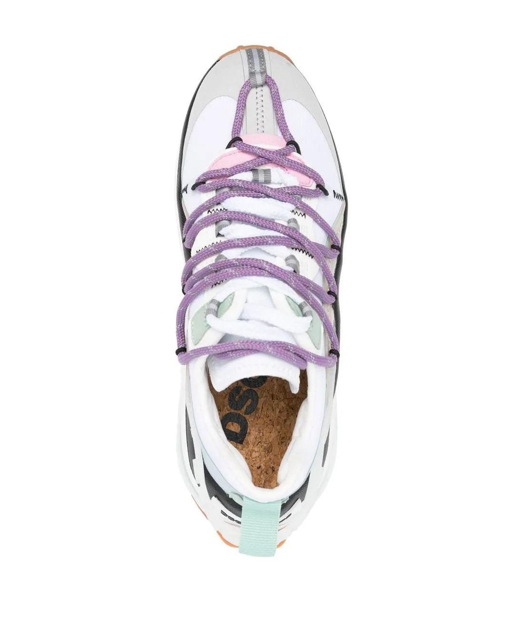 DSquared² White Lace-up