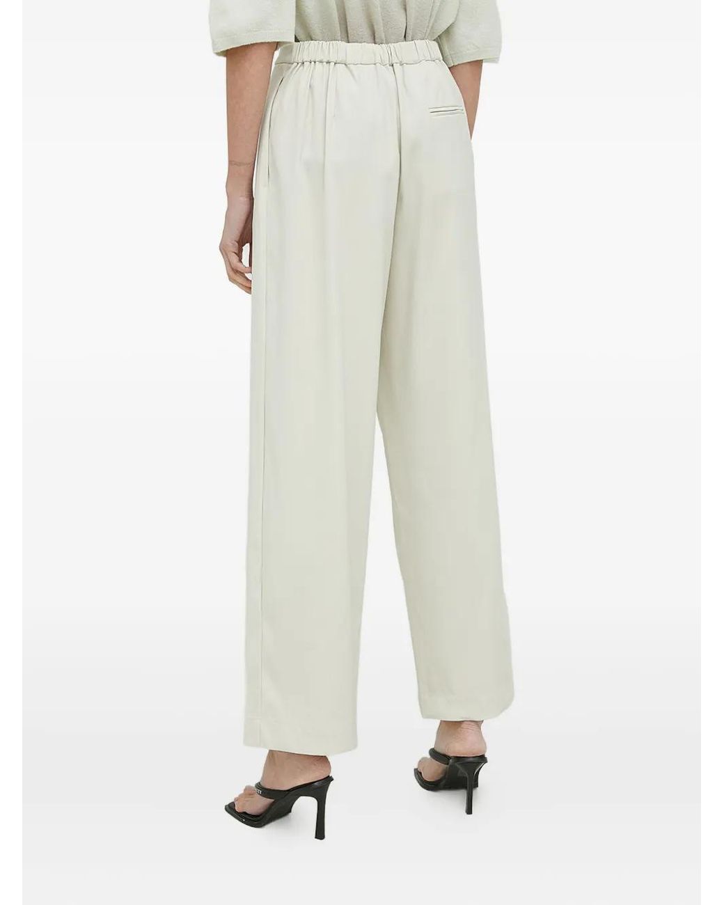 Samsøe & Samsøe Natural Pleated Trousers