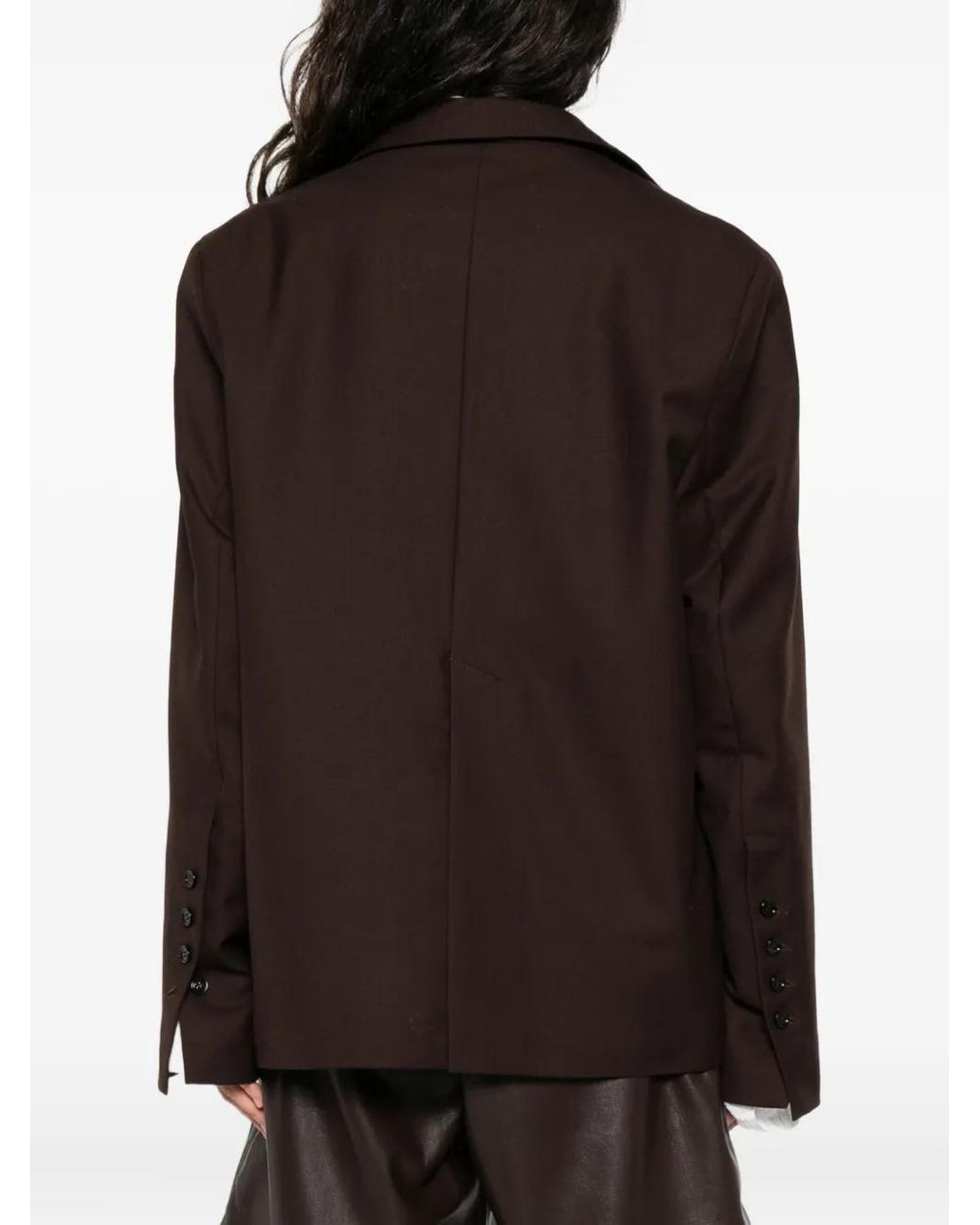Séfr Black Peak-Lapels Blazer