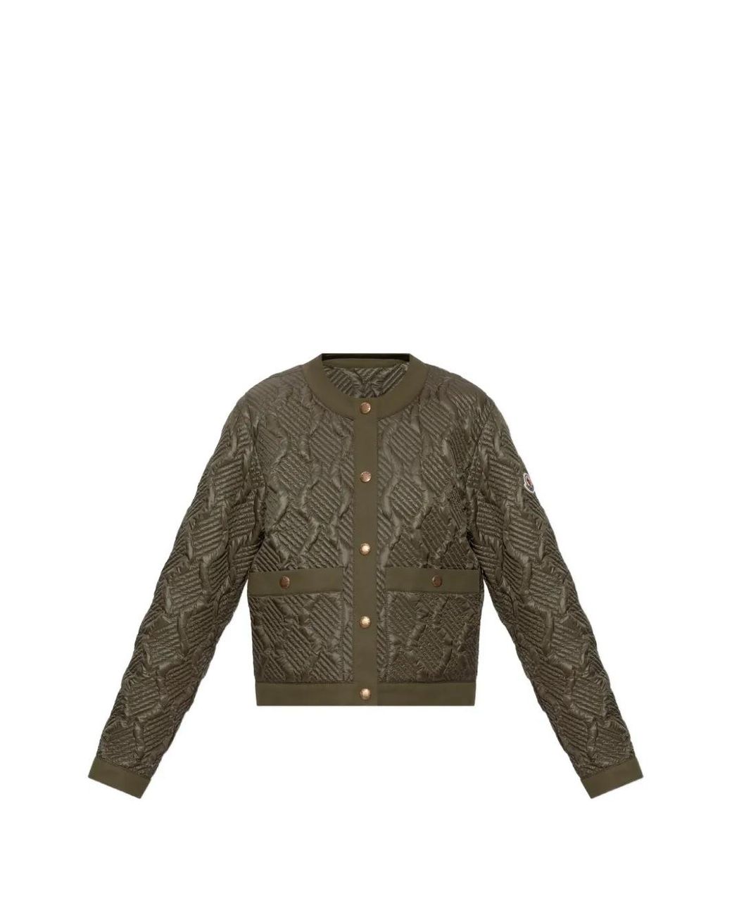 Moncler Green Libellule Quilted Jacket