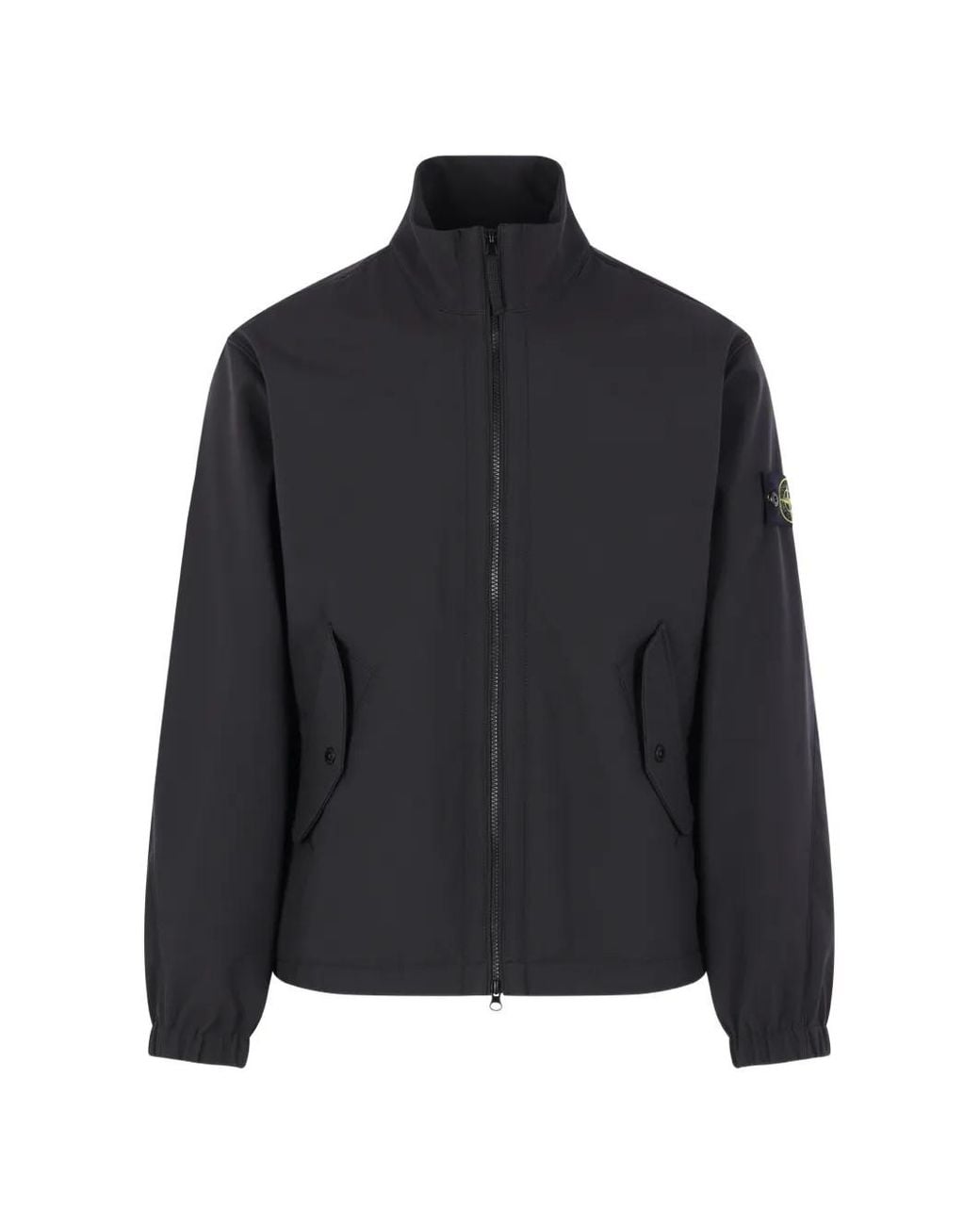 Stone Island Black 4100022 Light Soft Shell-R E.Dye Technology for men