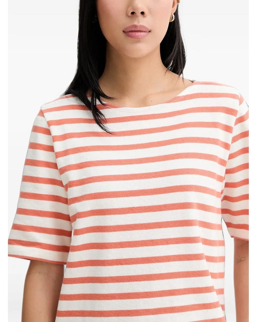 Marc O' Polo Red Striped T-Shirt