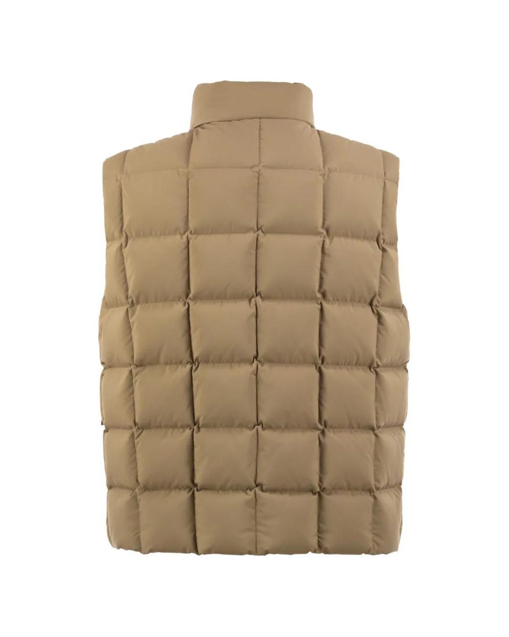 Fay Natural Quilted Hook Gilet for men