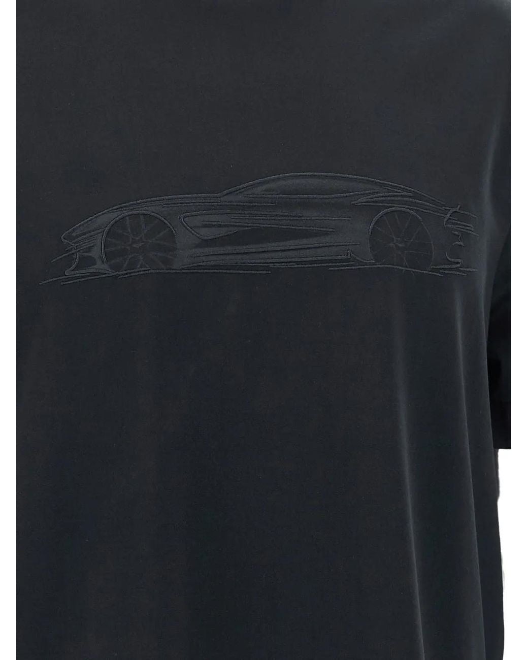 Boss Black X Aston Martin Embroidery Crew Neck T-Shirt for men