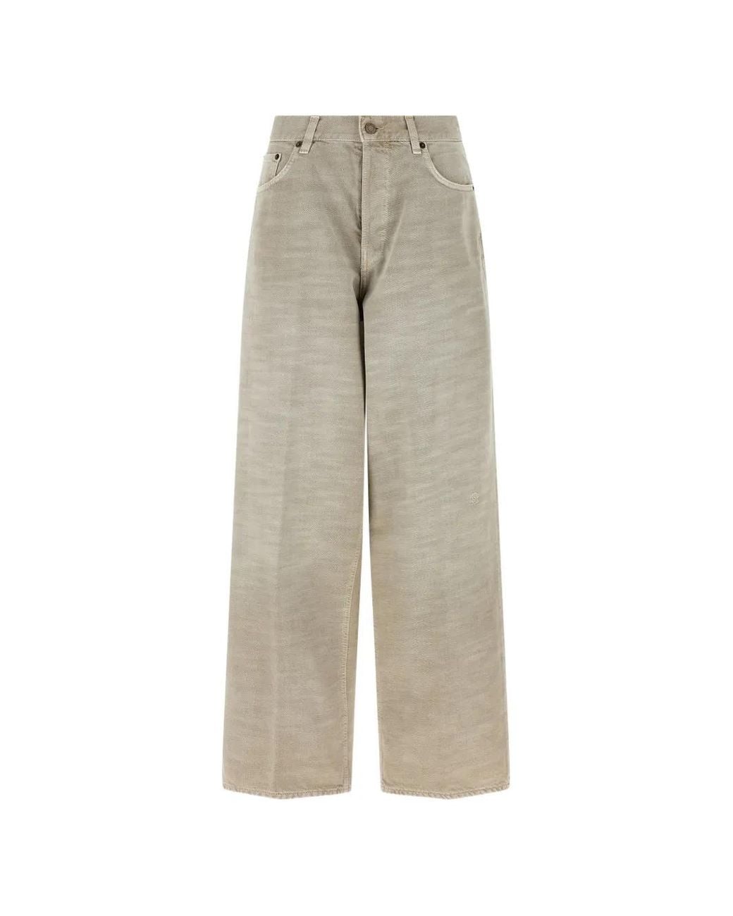 Haikure Bethany Bull 44 Wide-Leg Jeans in Natural | Lyst