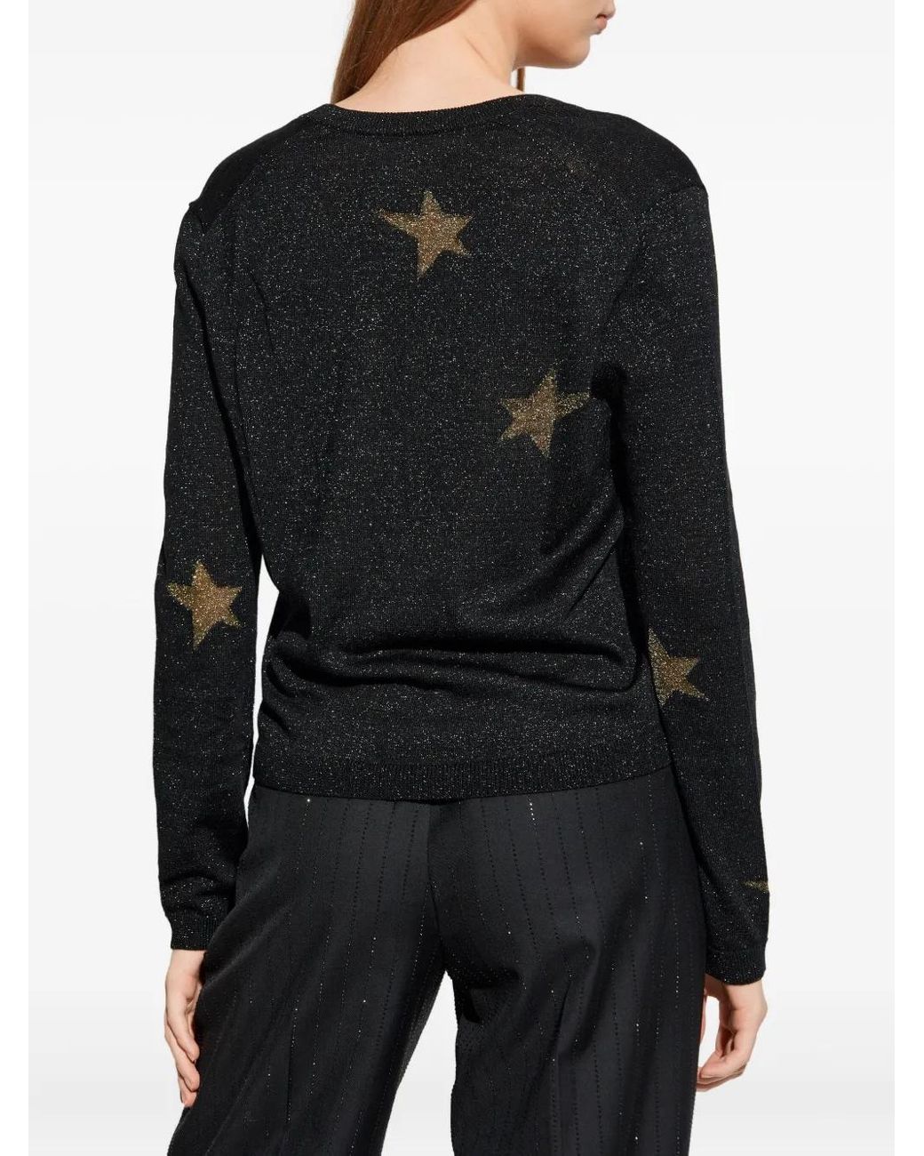 Zadig & Voltaire Black Rivyl V-Neck Sweater