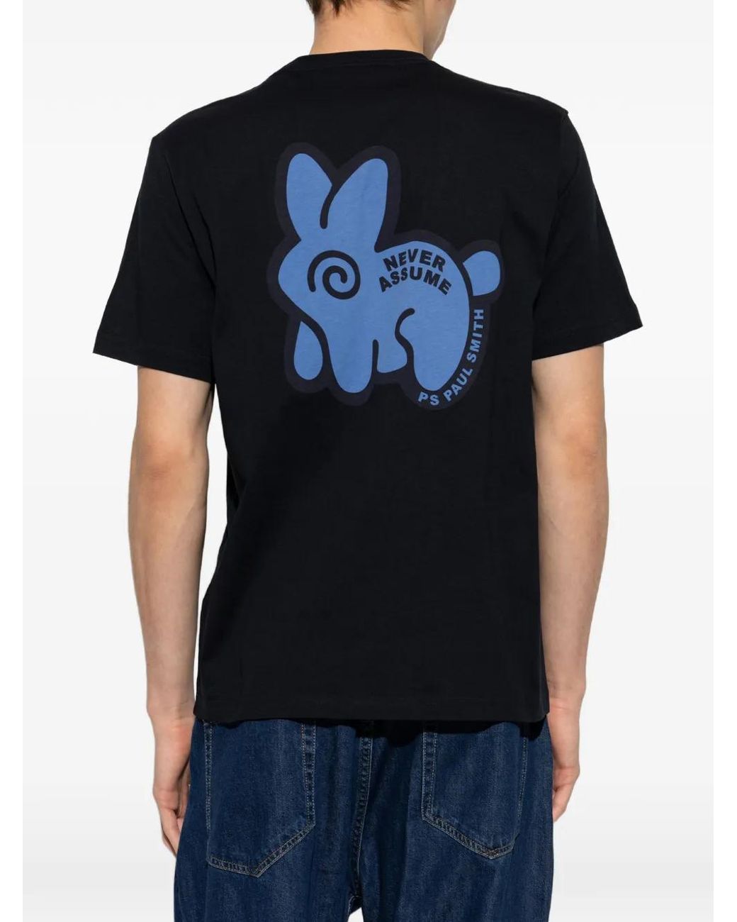 Paul Smith Black T-Shirt With Print for men