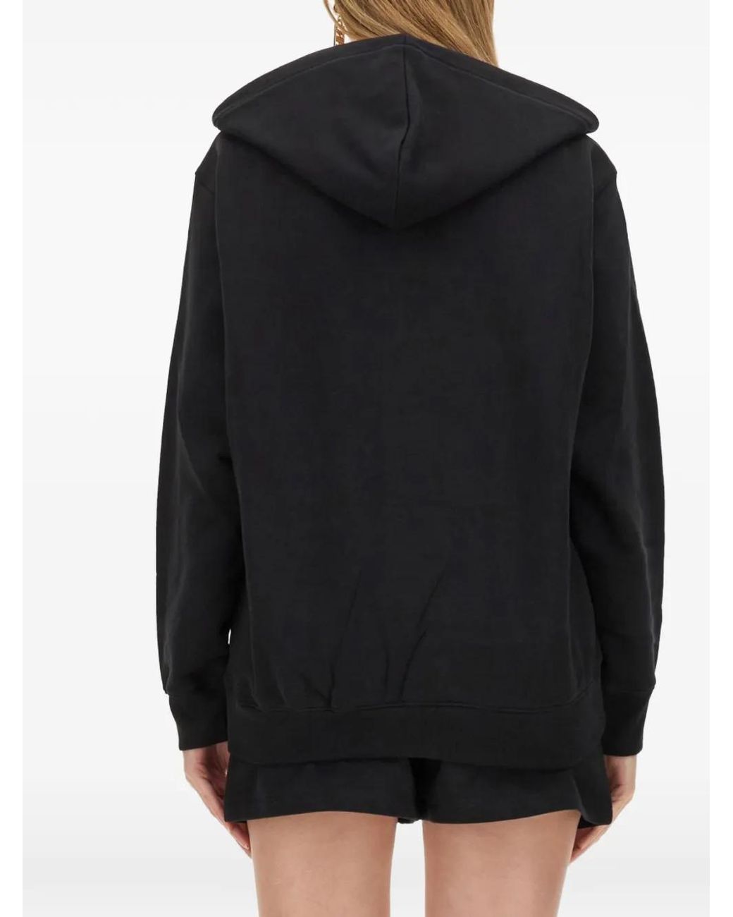 Moschino Black Half-Zip Hoodie