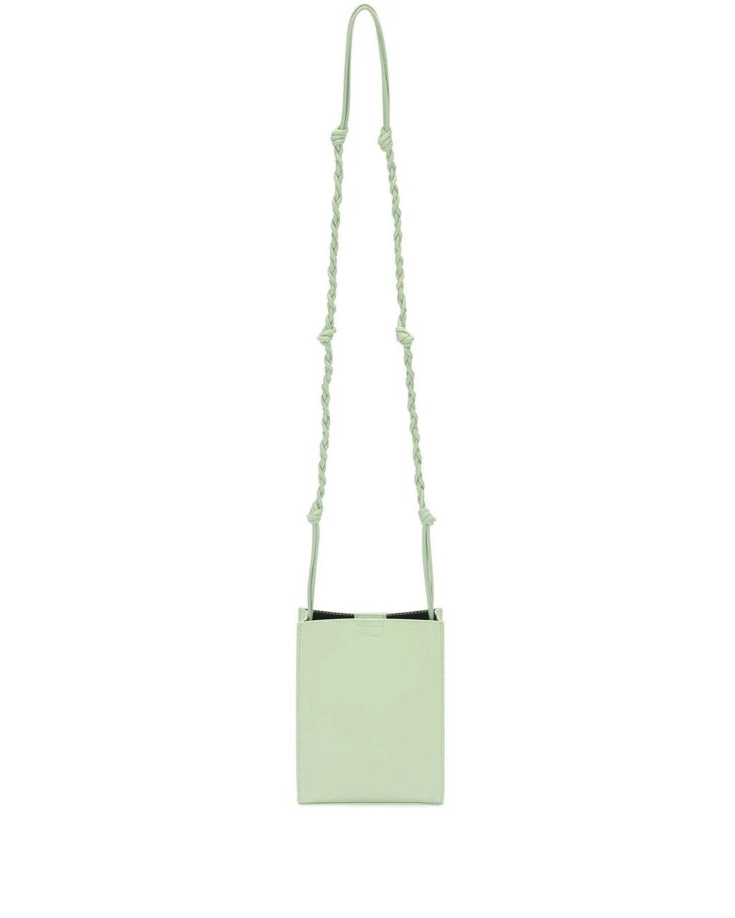 Jil Sander White Tangle Small Shoulder Bag