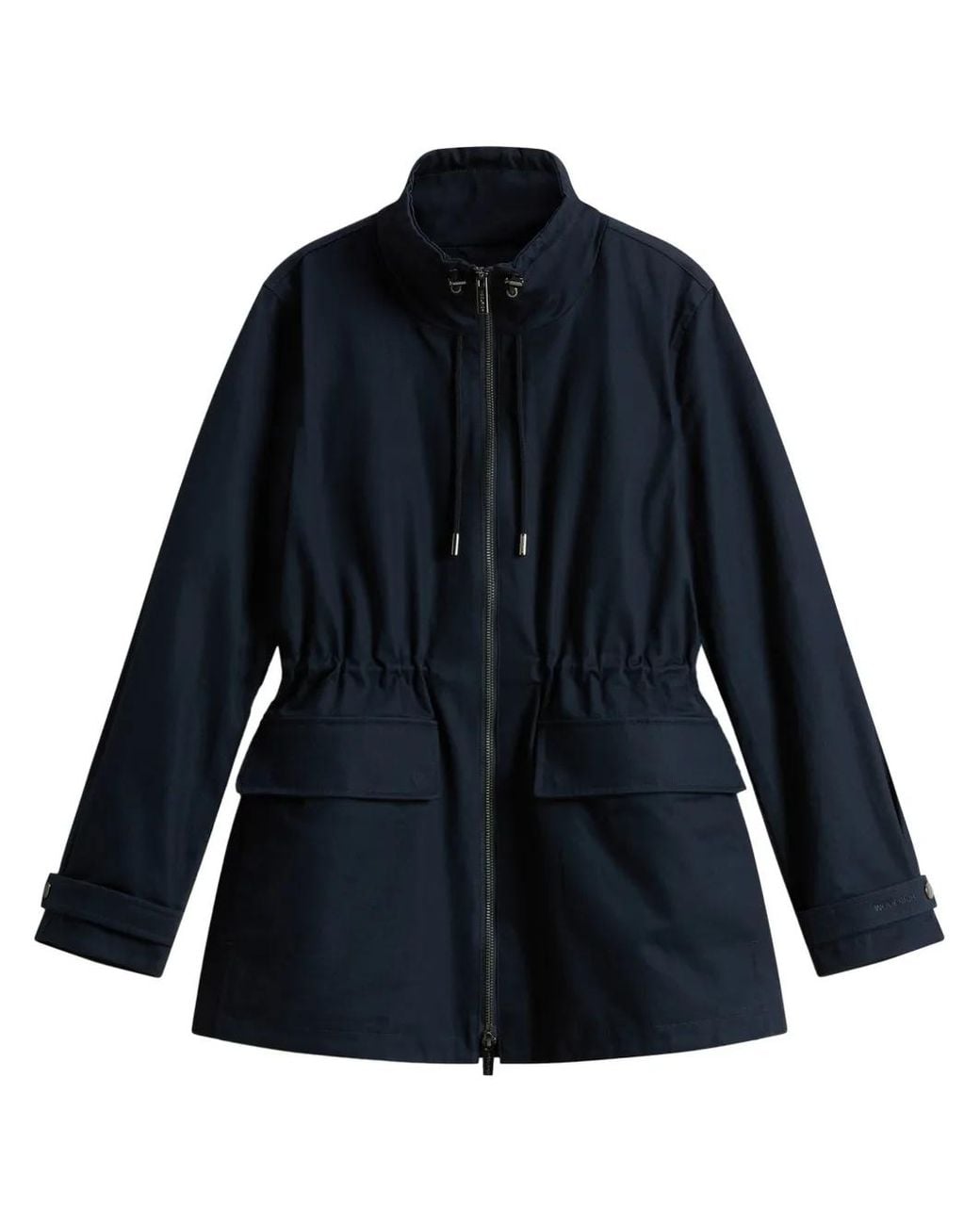 Woolrich Jack Met Gesmockte Taille in het Blue