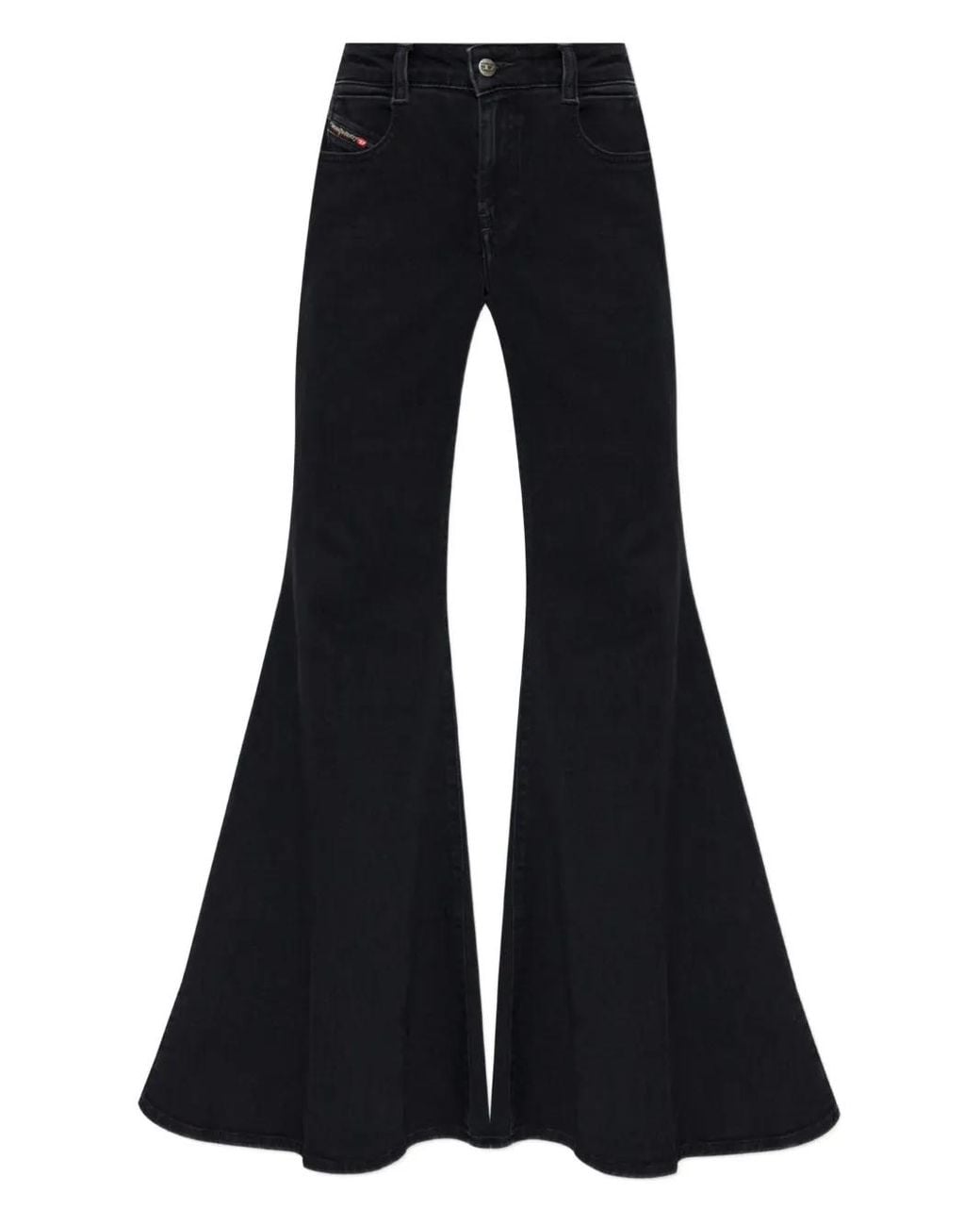 DIESEL Black 1970 D-Bleess 09N89 Flare Jeans