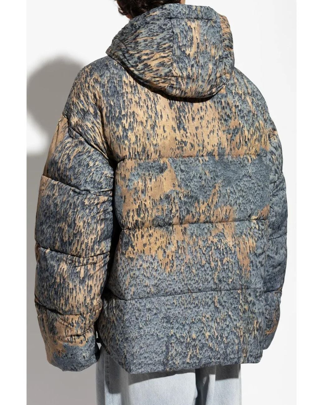 【正規品】極美品 DIESEL W-BOGAERT Puffer jacket Diesel W Bogaert Jacket Brown/Grey Down & Puffer Jackets Diesel