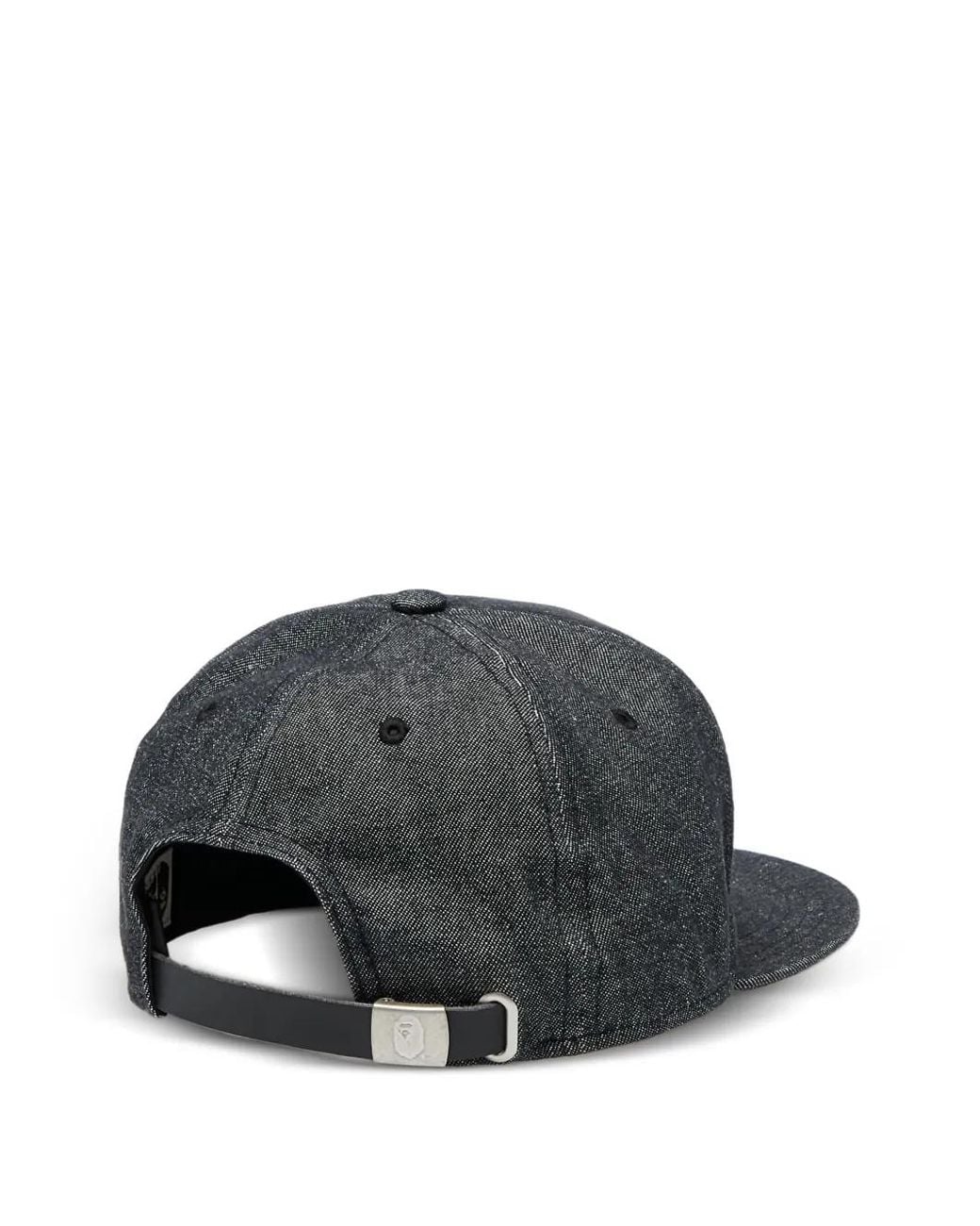 A Bathing Ape Black Logo Denim Cap