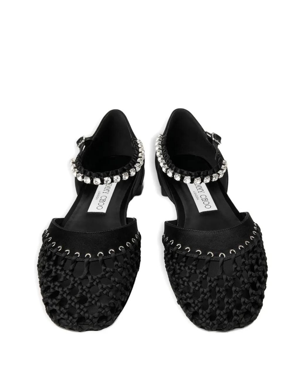 Jimmy Choo Black Dila Ballet Flats