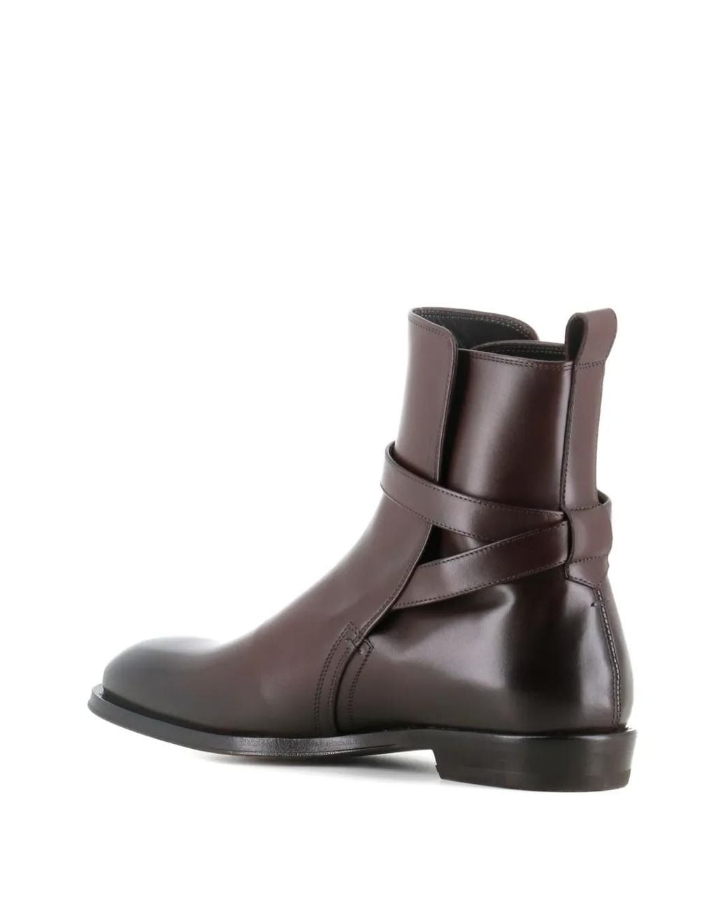 Alberto Fasciani Brown Jason 34013 Buckle Strap Boots for men
