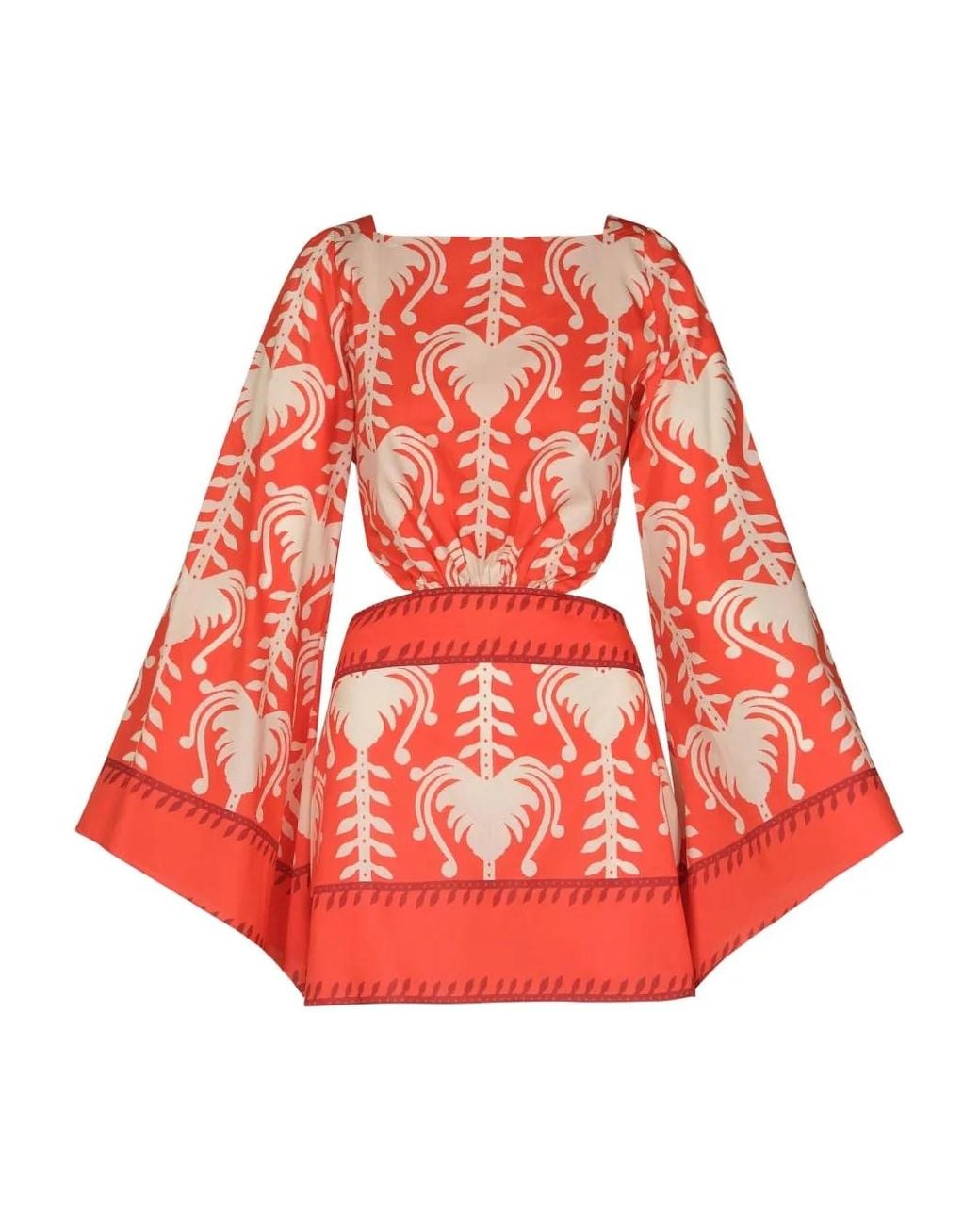 Johanna Ortiz Red Words Of Wisdom Dress