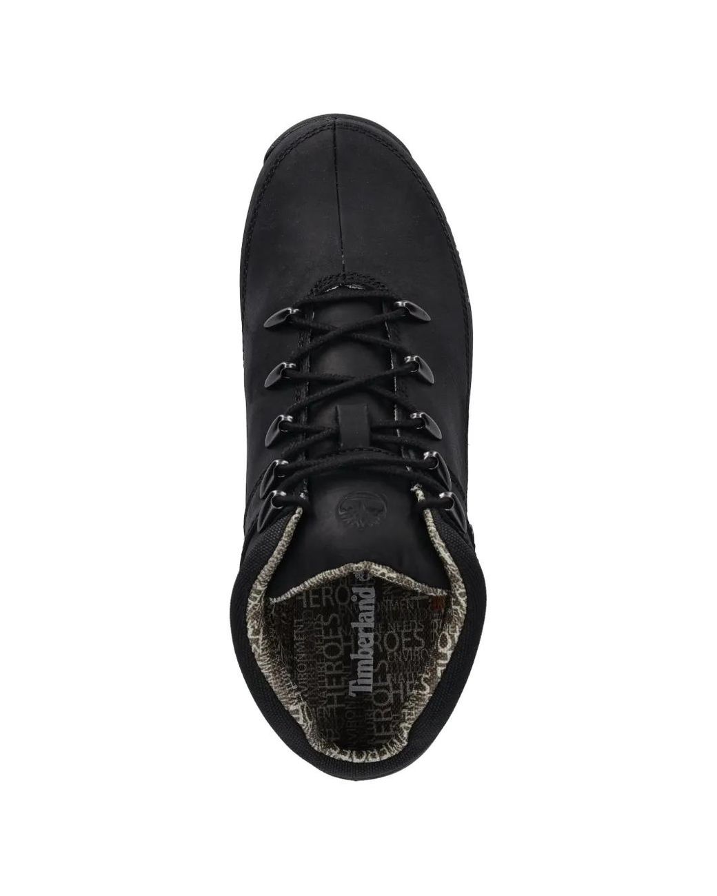 Timberland Black Eyelet Lace-Up Boots for men