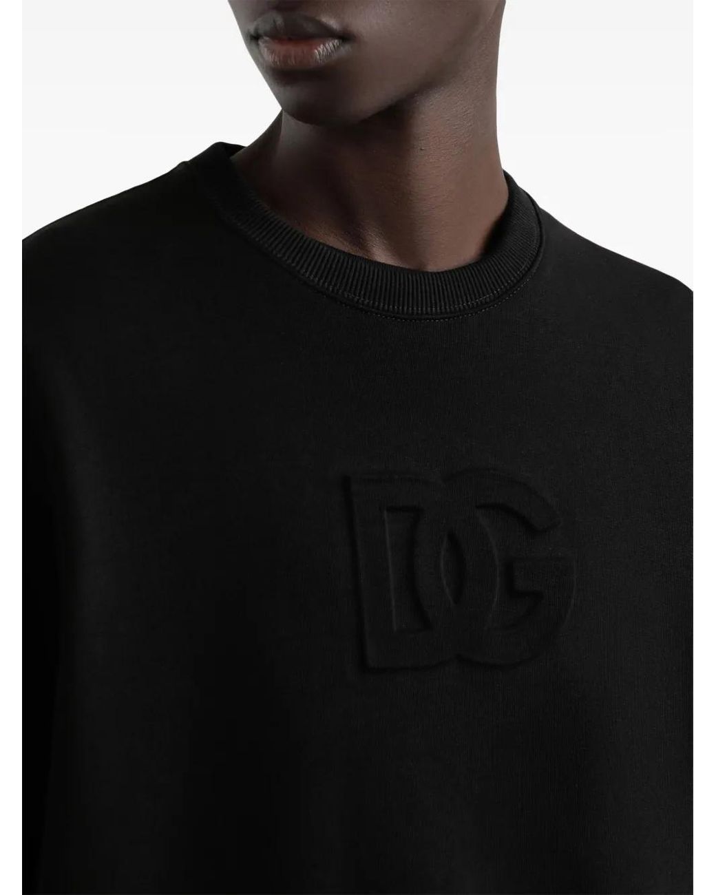 Dolce & Gabbana Black Classic Cotton Sweater For for men