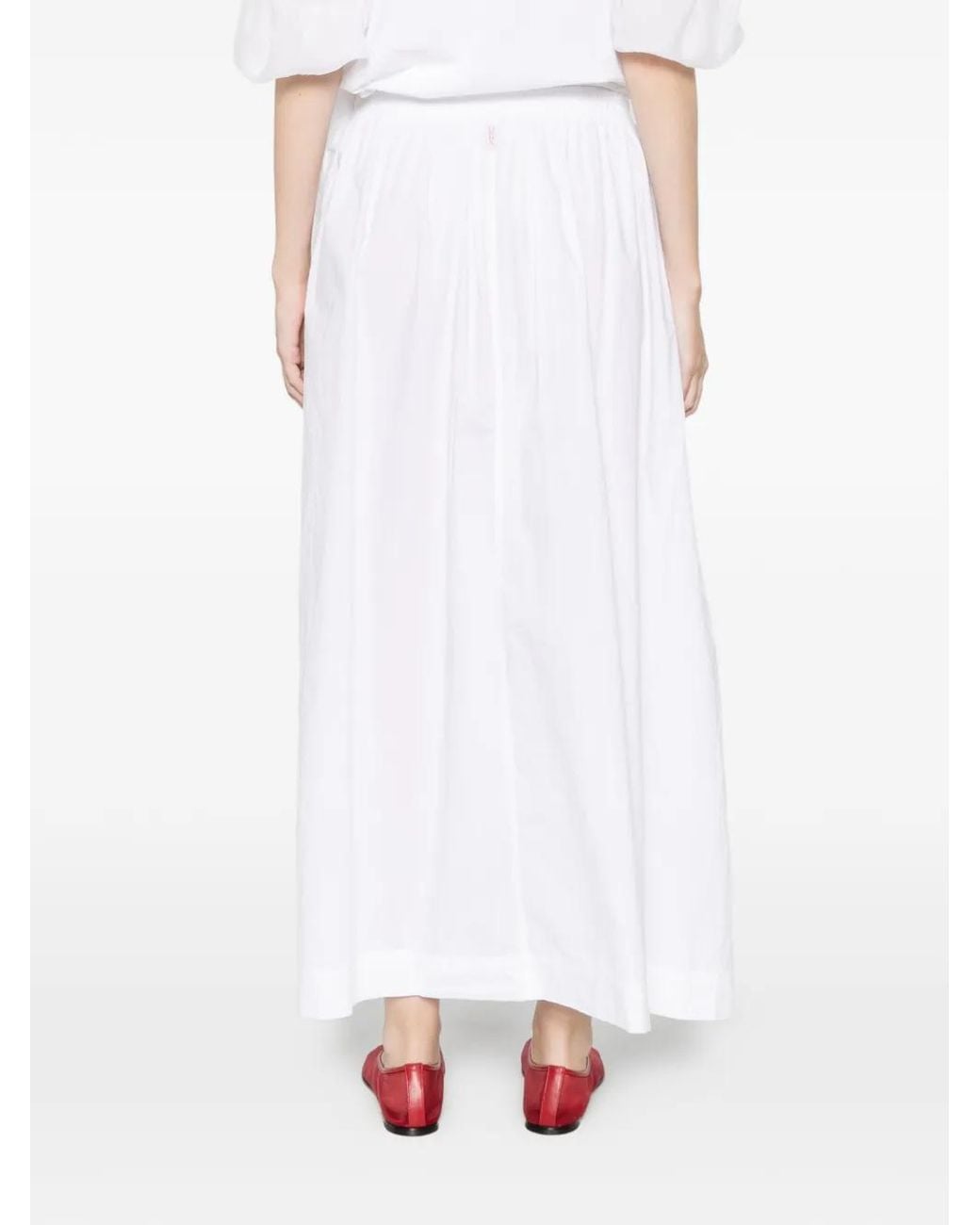 Deha White Drawstring Skirt