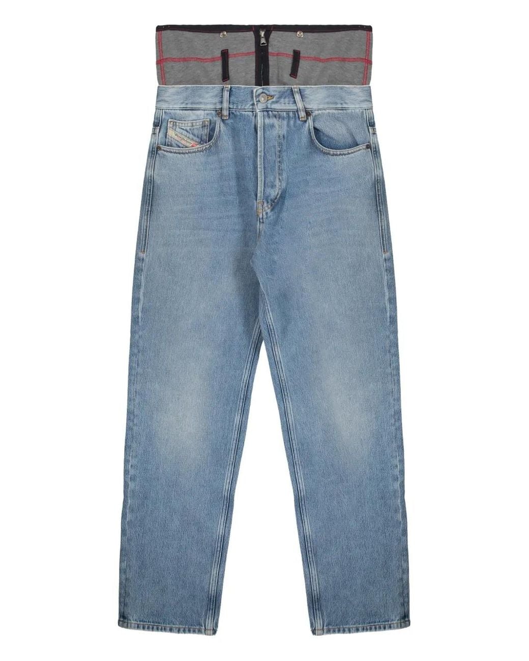 DIESEL Blue Side Pockets Jeans for men