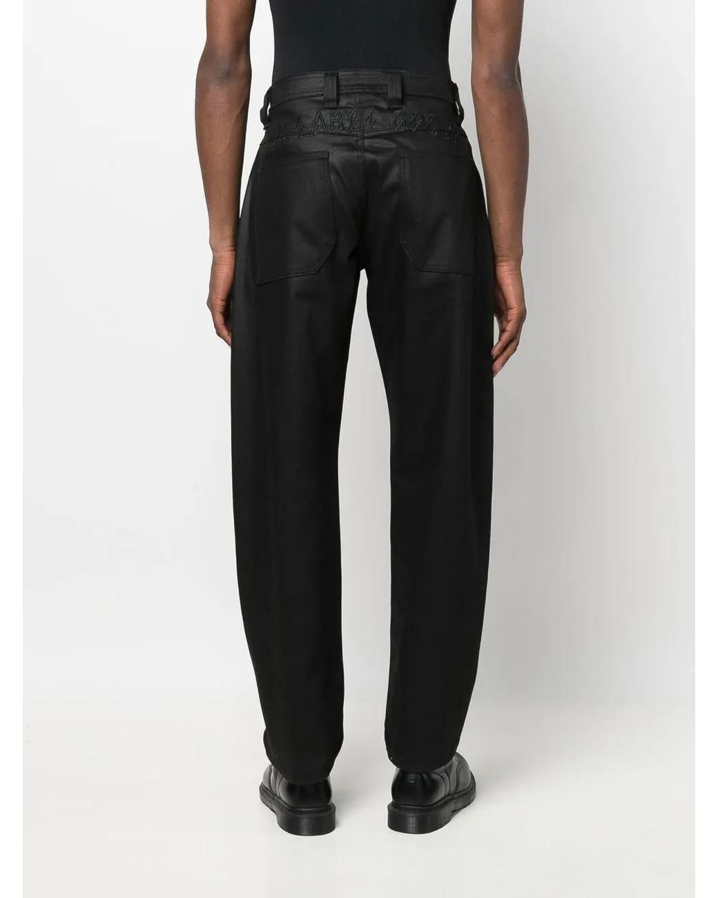 44 Label Group Black Eigengrau Straight-Leg Jeans