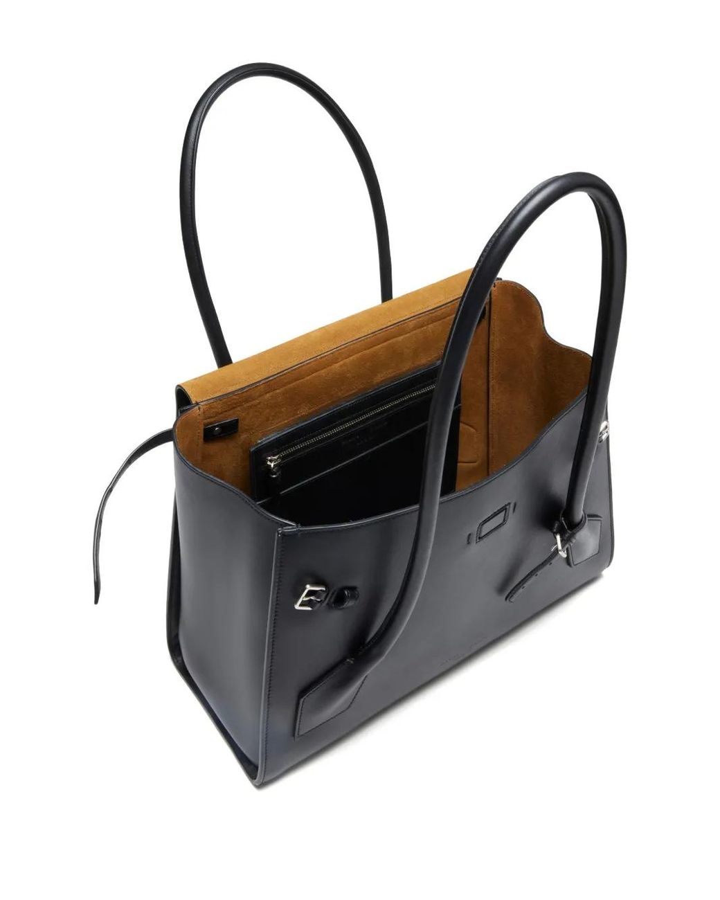 Proenza Schouler Black Tate Bag Smooth Calf