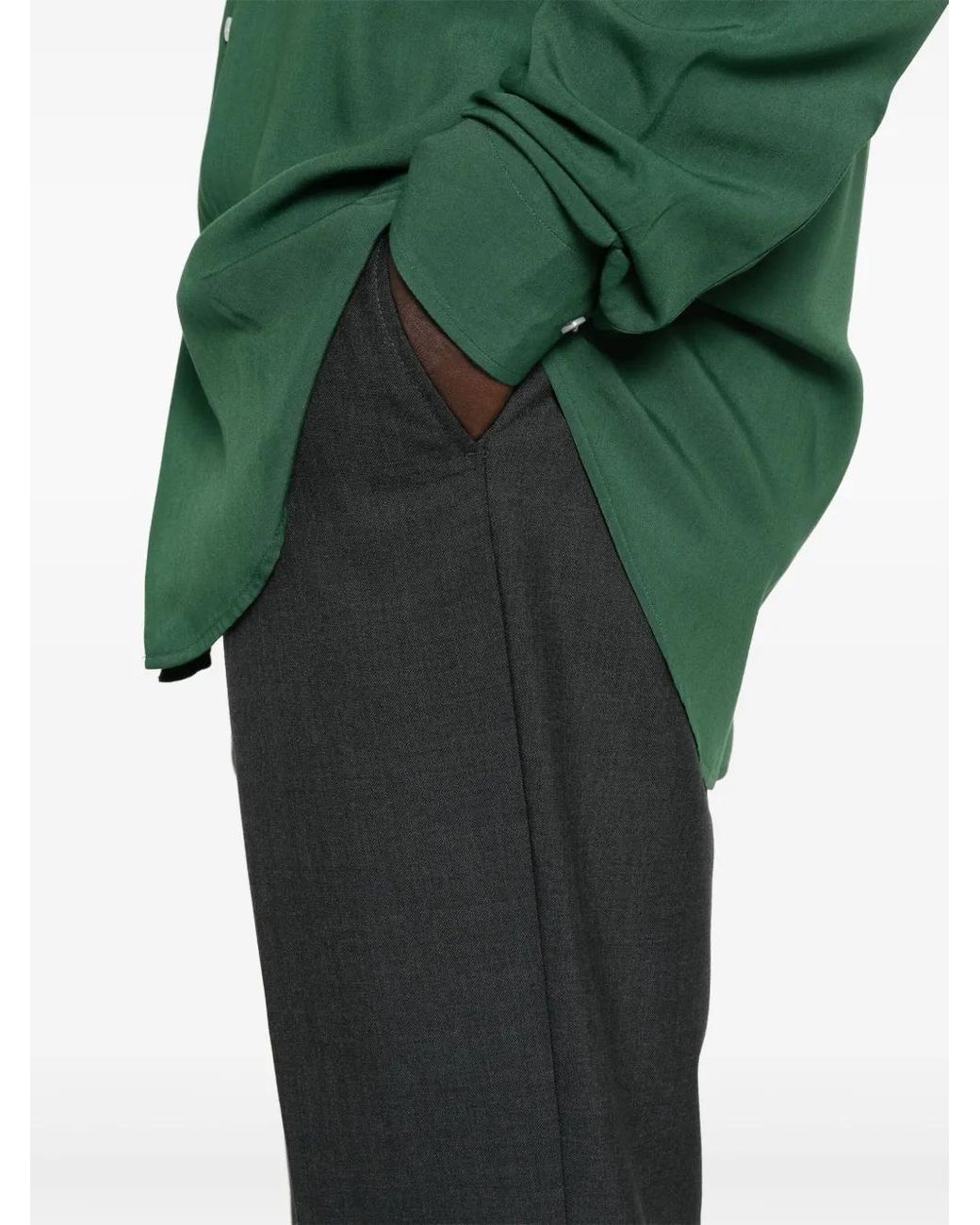 Fursac Black Tailored Trousers for men